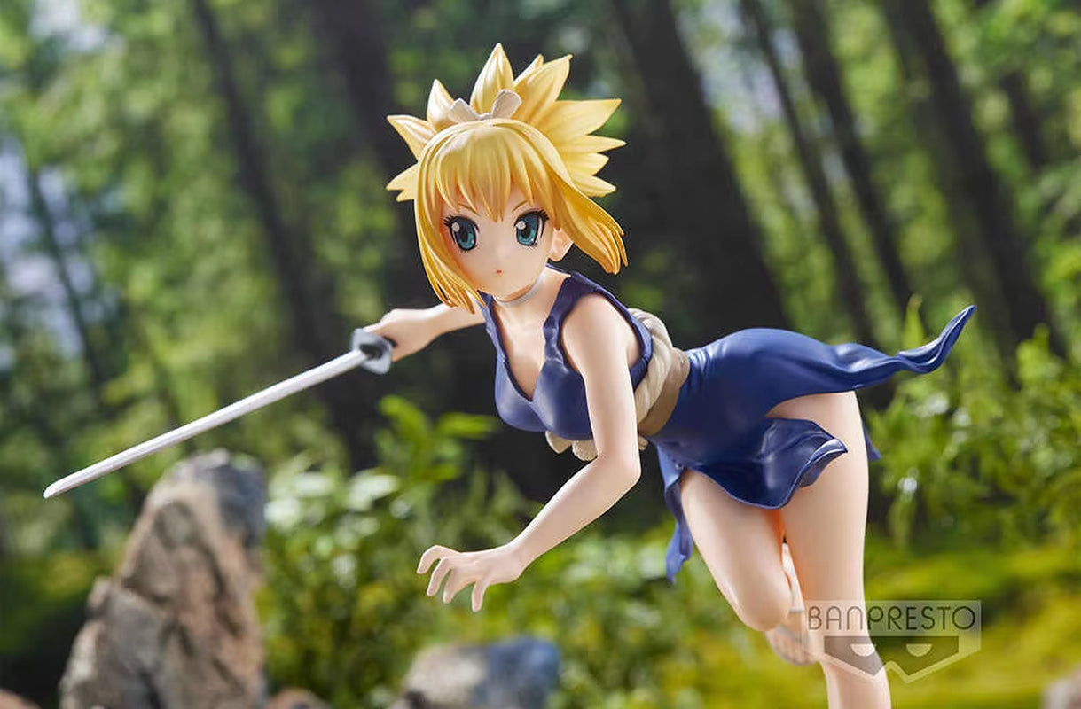 In Stock Banpresto BANPRESTO Dr.Stone Amber Suika Anime Figure Collectible Model Ornaments Anime Model Toys Original Box