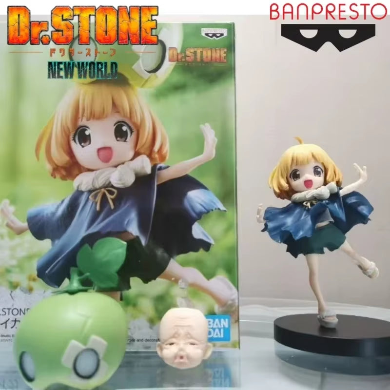 In Stock Banpresto BANPRESTO Dr.Stone Amber Suika Anime Figure Collectible Model Ornaments Anime Model Toys Original Box