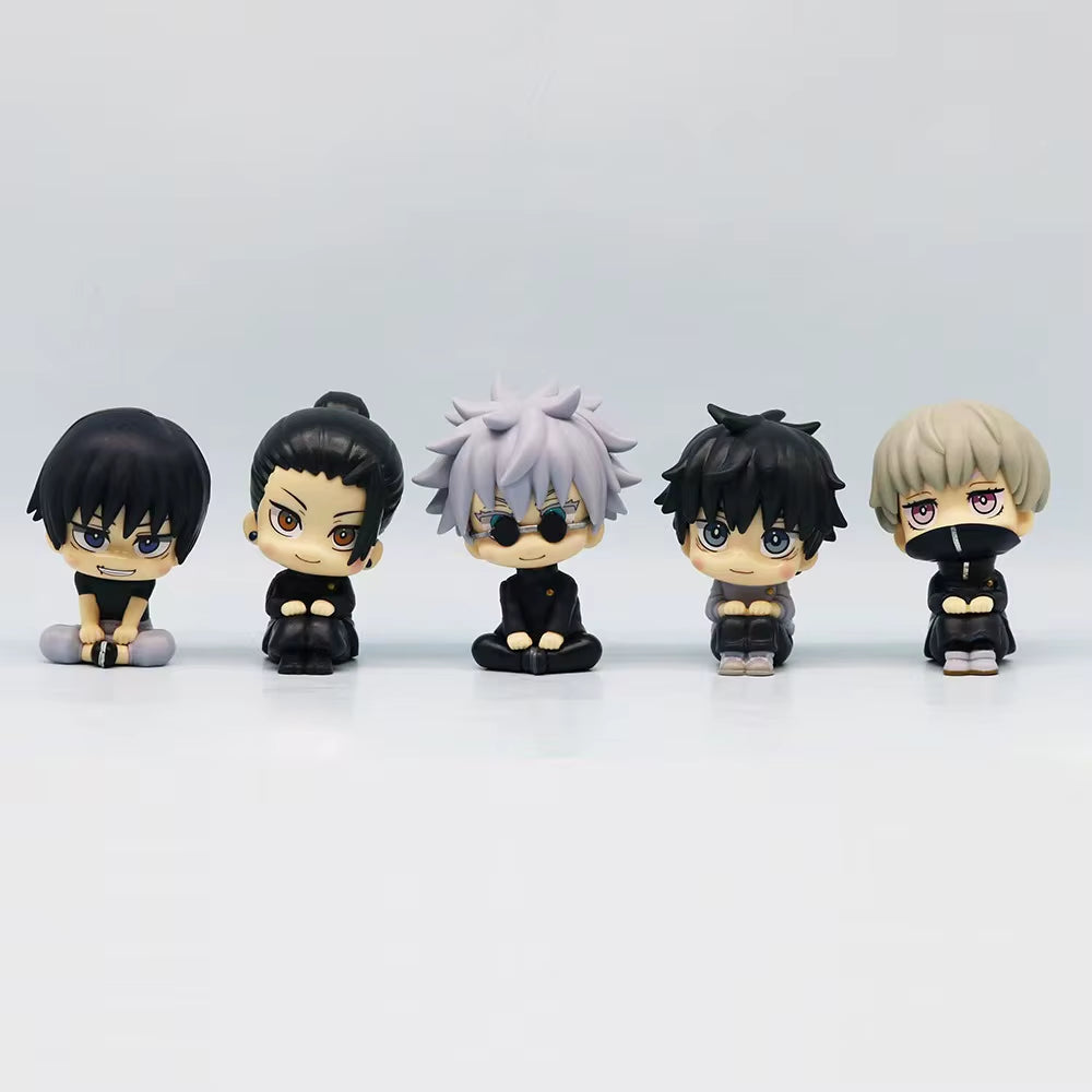 Jujutsu Kaisen Anime Figure Kawaii Geto Suguru PVC Model Fushiguro Figurine Cute Inumaki Gojo Satoru Okkotsu Yuta Brithday Gift
