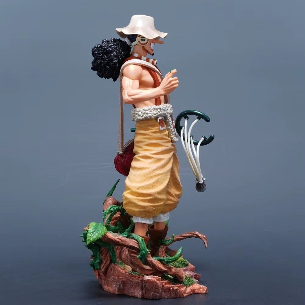 25Cm/9.84In Anime One Piece Figure Usopp Action Figures Pvc Statue Desktop Ornamen Collection Model Toys Gifts