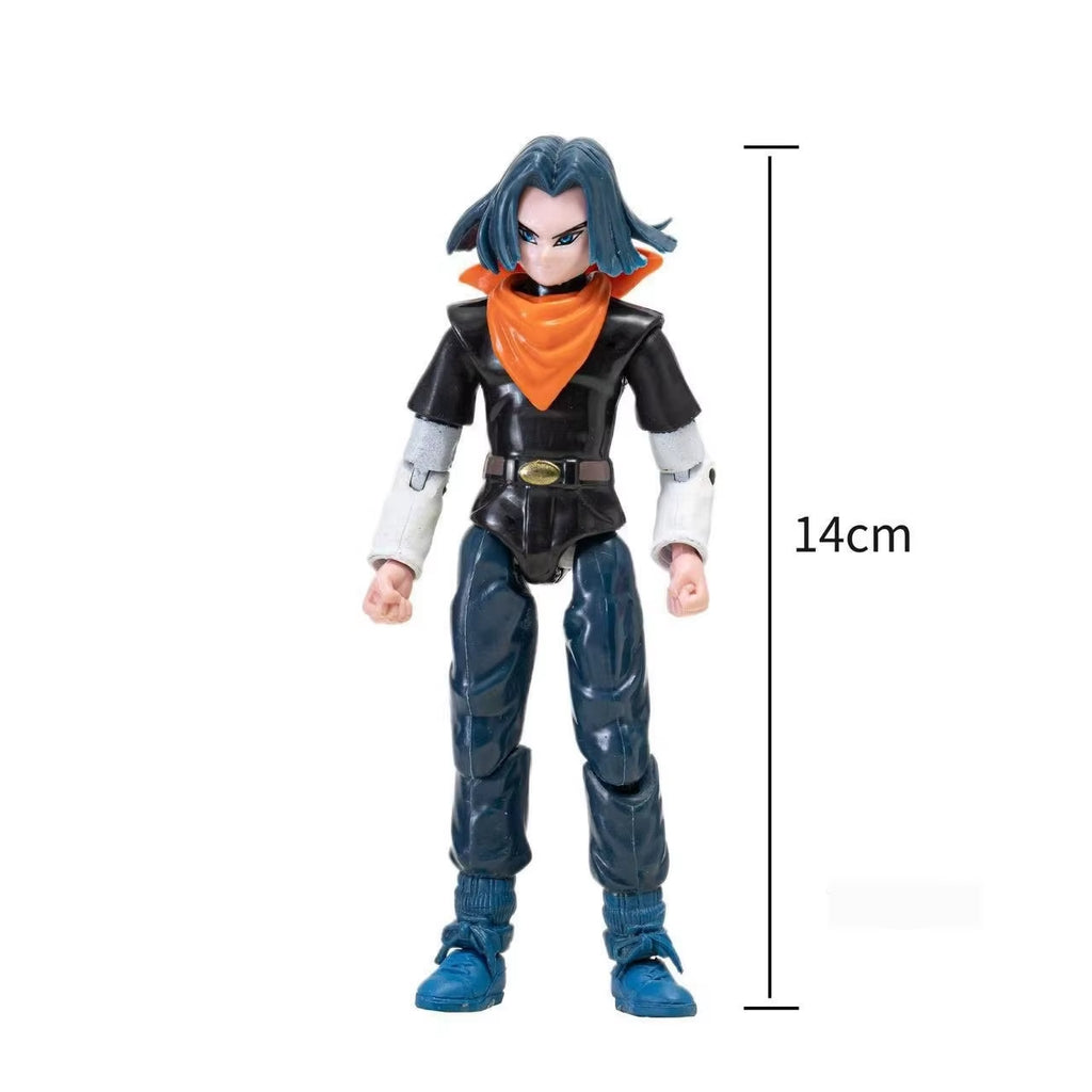 Dragon Ball Super Anime Action Figures Set - Son Goku Son Gohan Vegeta Frieza - Collectible Assembly Model Toys Gift for Kids