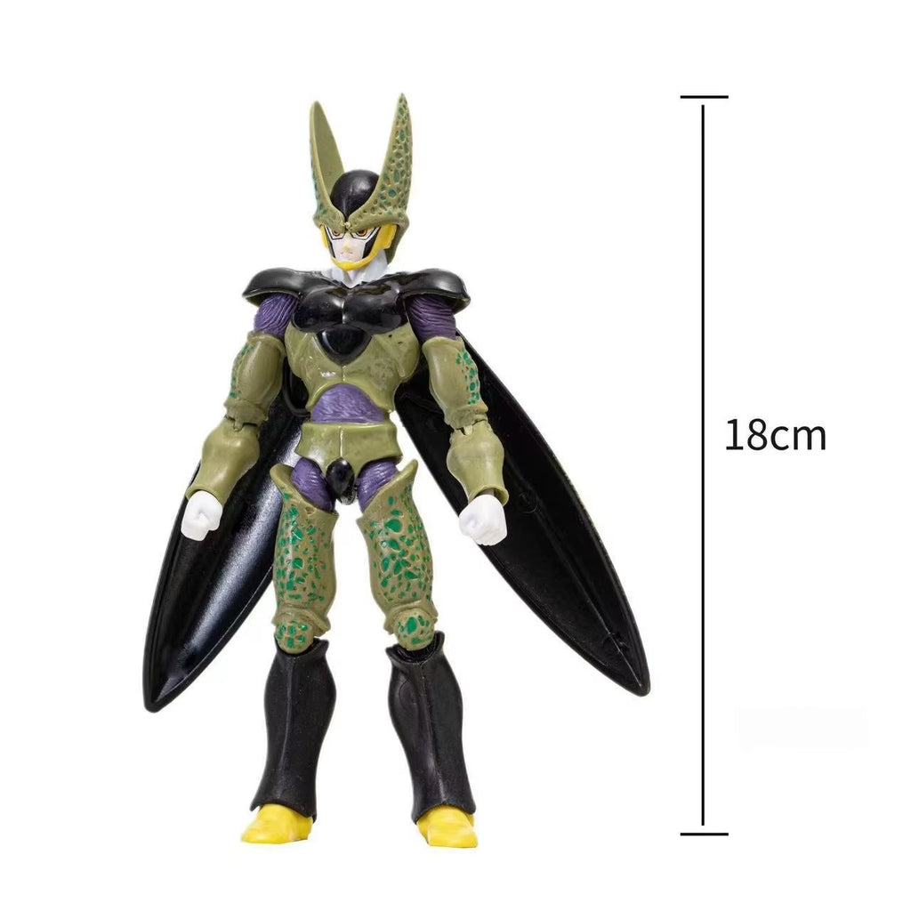 Dragon Ball Super Anime Action Figures Set - Son Goku Son Gohan Vegeta Frieza - Collectible Assembly Model Toys Gift for Kids