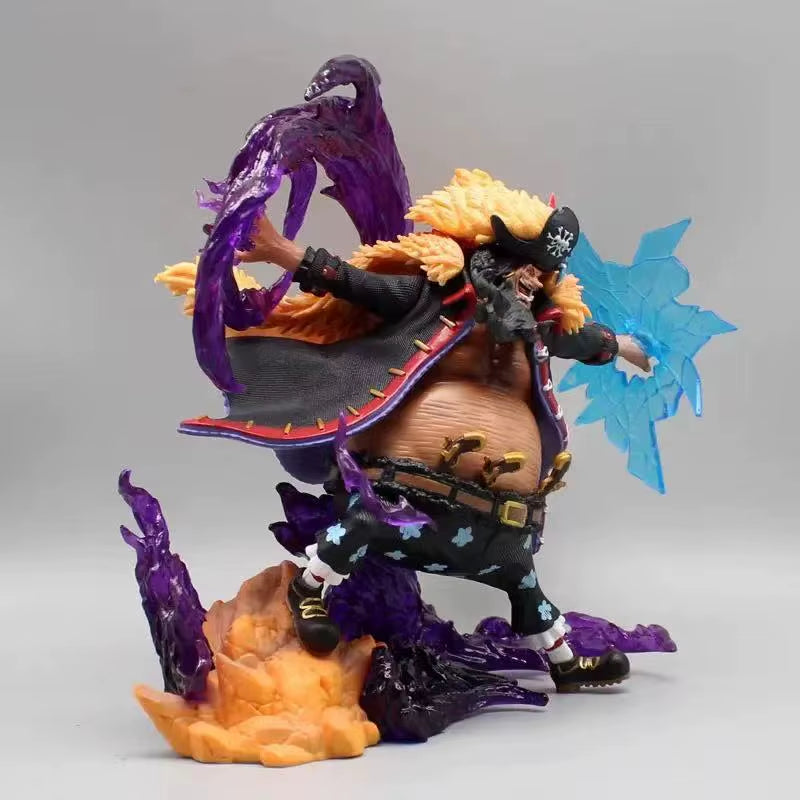 22Cm Blackbeard Marshall D Teach Figures Manga One Piece Anime Figure Black Beard GK Statue Model Collection Room Ornament Gift