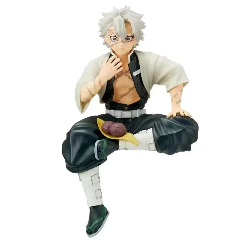 10-15Cm Anime Demon Slayer Figure Kamado Tanjirou Nezuko Sitting Posture Action Figure PVC Model Doll Collection Toy Gift