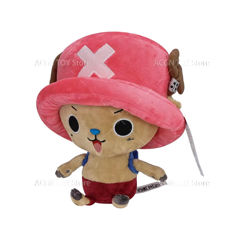 4 Styles Original One Piece Plush Tony Tony Chopper Cute Face Stuffed Anime Doll Toy Cartoon Best Gift 24CM