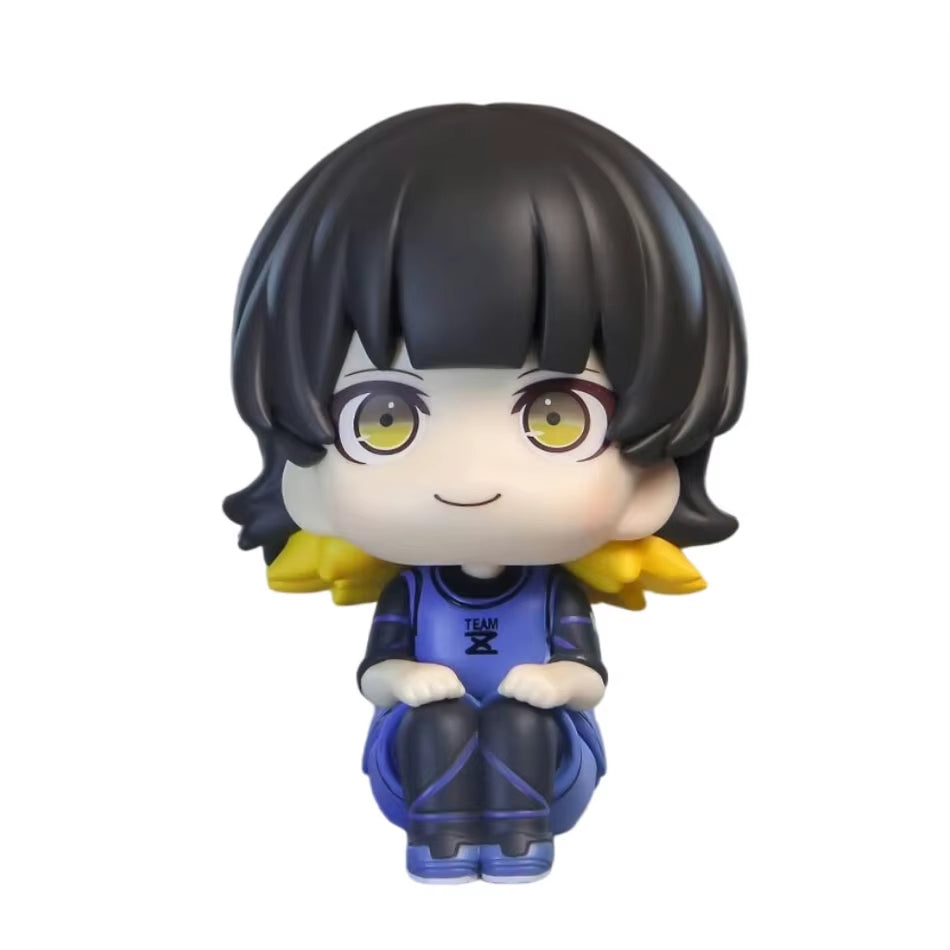 10Cm Q Version Blue Lock Anime Figure Sagi Yoichi Chigiri Hyoma Nagi Seishiro Figures Collection Model Figurine Doll Toy