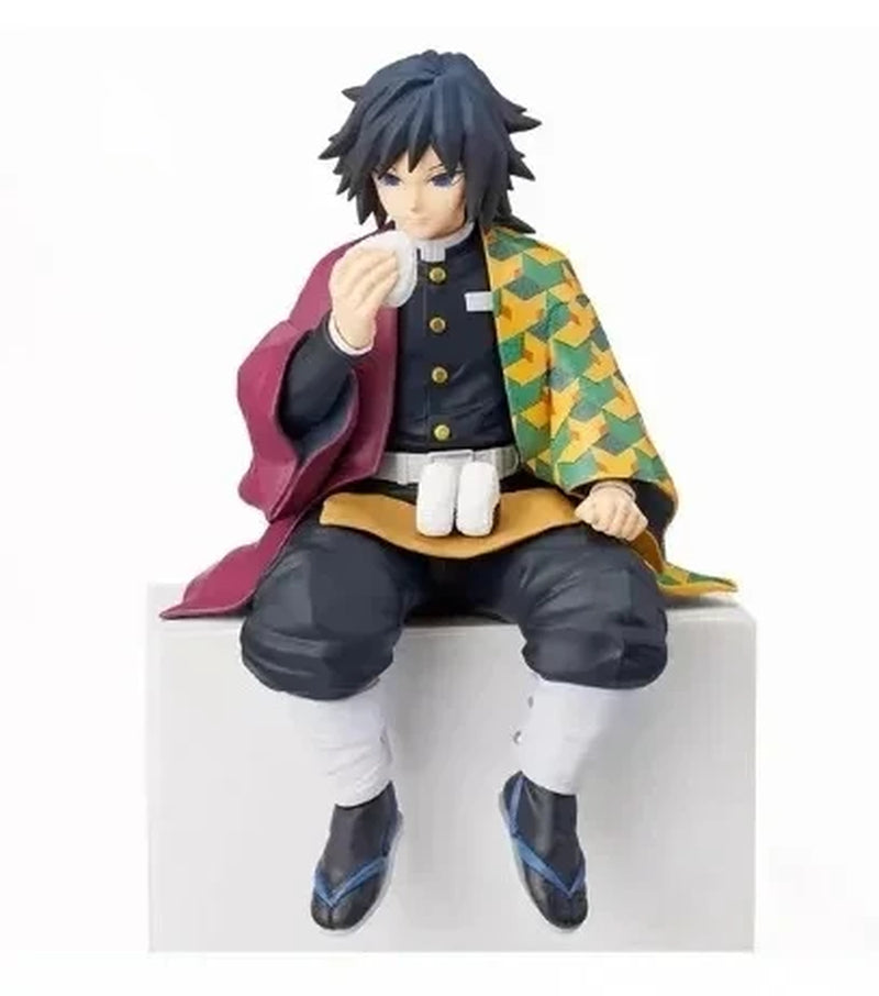 10-15Cm Anime Demon Slayer Figure Kamado Tanjirou Nezuko Sitting Posture Action Figure PVC Model Doll Collection Toy Gift