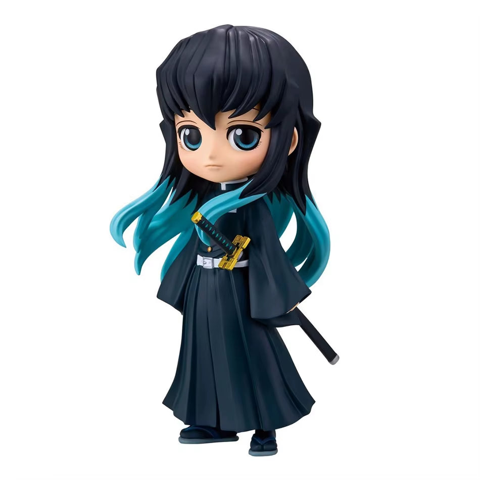 15Cm Anime Demon Slayer Kimetsu No Yaiba Figure Kamado Tanjirou Action Figure Agatsuma Zenitsu Nezuko Warrior PVC Model Toys