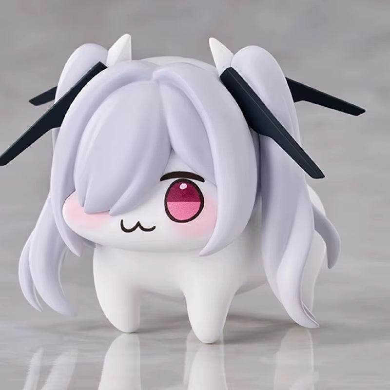 Q Version Nikke Doro Pvc Anime Game Character Figurines Desktop Ornaments Fashionable Cute Pink Dog Girl Birthday Toy Model Gift