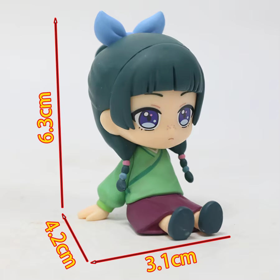 10Cm Kusuriya No Hitorigoto Anime Figure Garden Party #2640 Maomao Action Figure #2372 Jinshi Figurine PVC Collection Model Toys