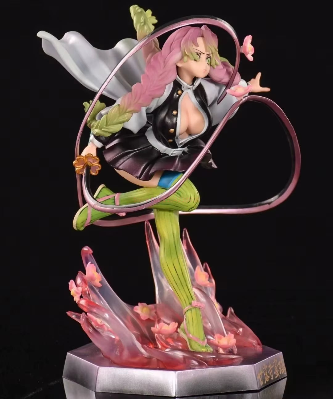 Demon Slayer Kanroji Mitsuri 22Cm Anime Girl Figure Model GK Statue for Boys Desktop Decoration Collectible Ornament Toys Gifts