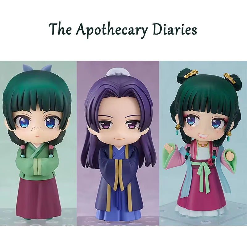 Q Version Cute Anime the Apothecary Diaries Maomao 2288 3640 Figure Jinshi 2372 Action Figurine Collectible Model Doll Set Toy