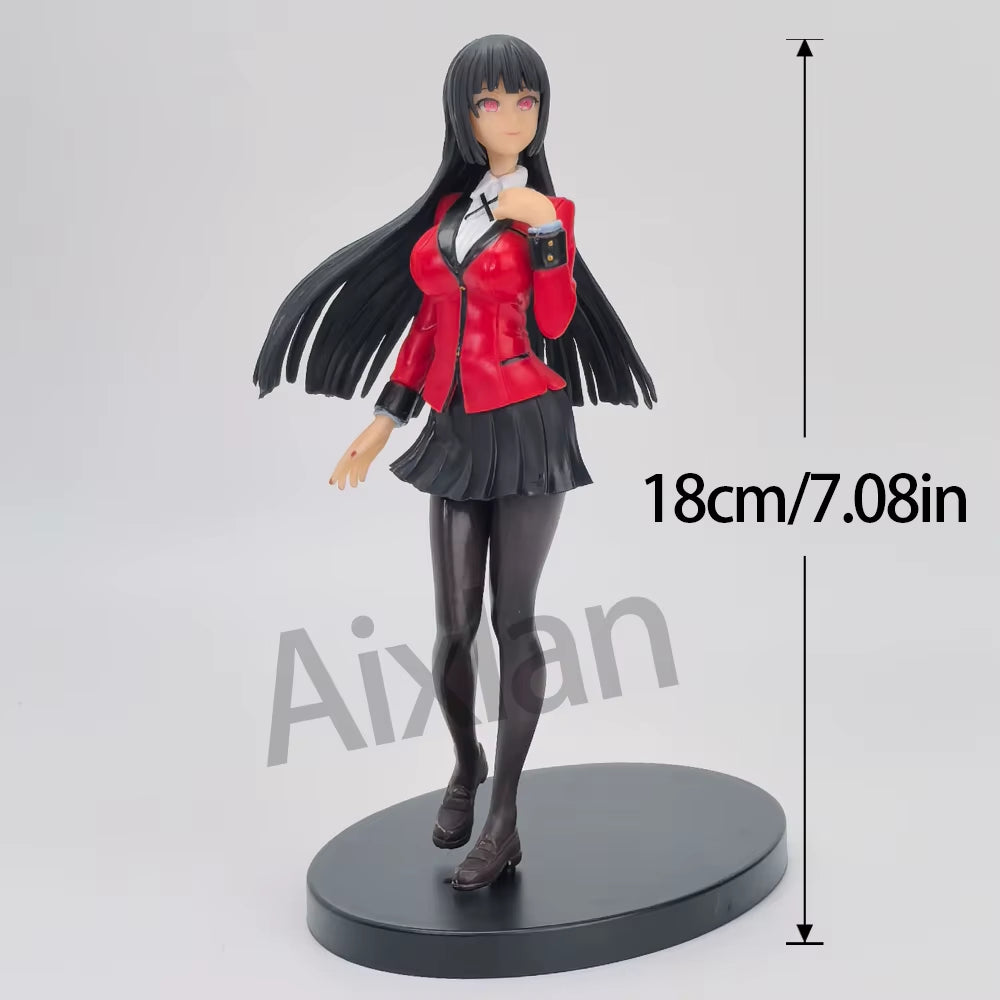 17Cm ARTFX J Kakegurui Anime Figure Jabami Yumeko PVC Action Figure Collectible Model Toys Gift Ornaments Doll Toy