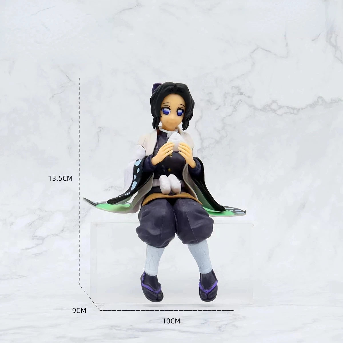 10-15Cm Anime Demon Slayer Figure Kamado Tanjirou Nezuko Sitting Posture Action Figure PVC Model Doll Collection Toy Gift