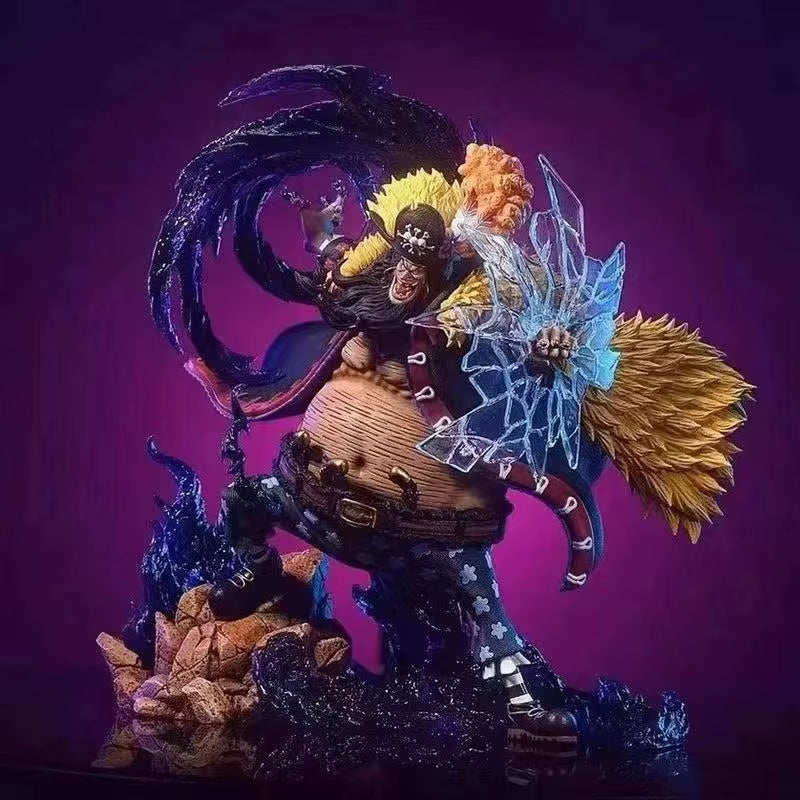 22Cm Blackbeard Marshall D Teach Figures Manga One Piece Anime Figure Black Beard GK Statue Model Collection Room Ornament Gift