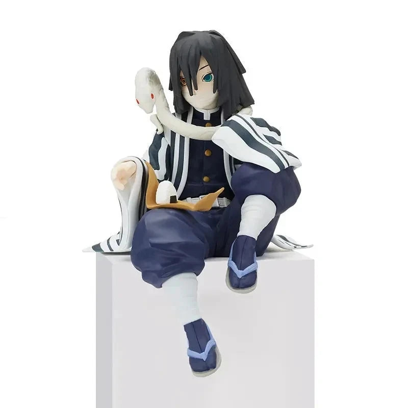 10-15Cm Anime Demon Slayer Figure Kamado Tanjirou Nezuko Sitting Posture Action Figure PVC Model Doll Collection Toy Gift