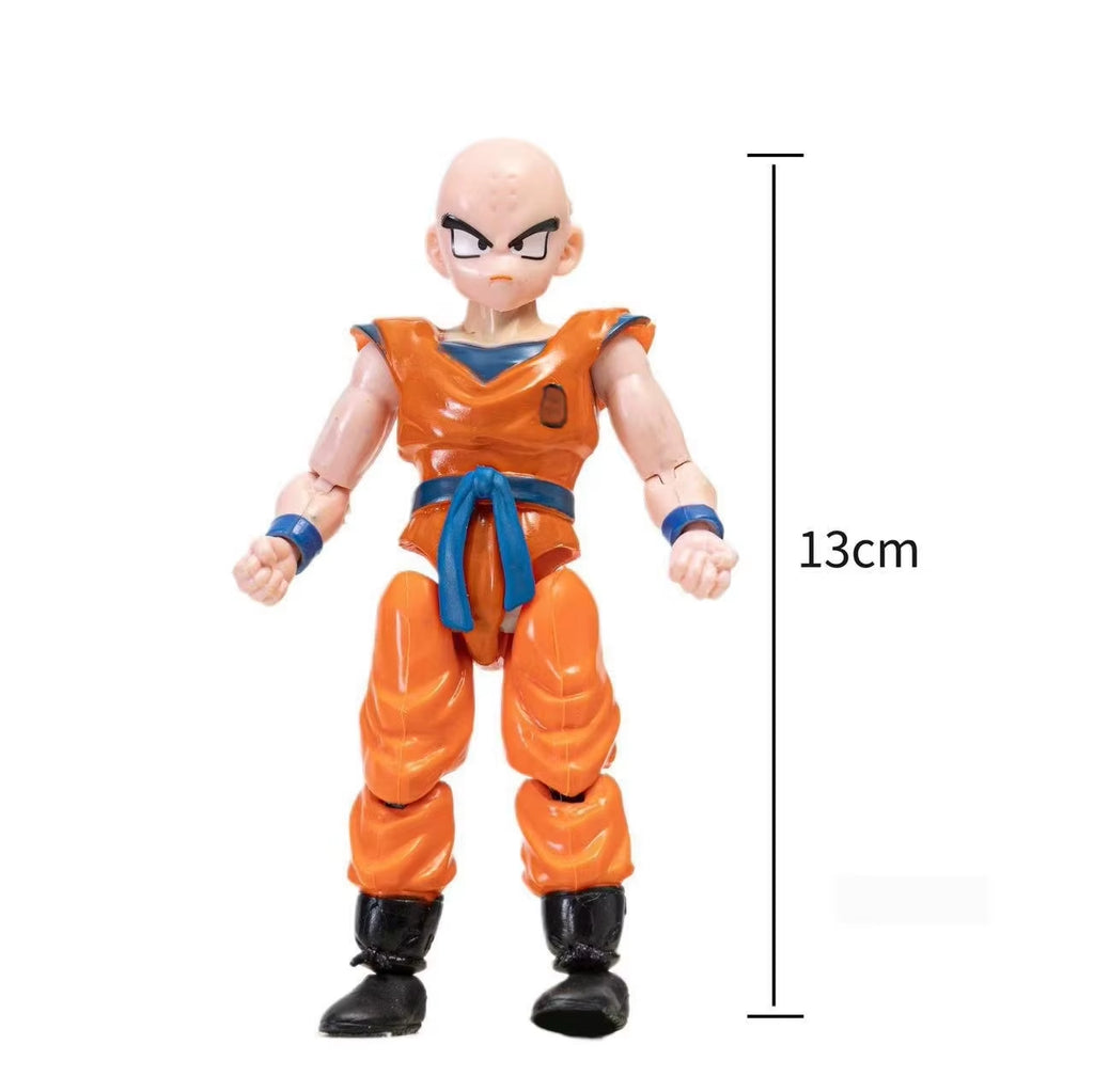 Dragon Ball Super Anime Action Figures Set - Son Goku Son Gohan Vegeta Frieza - Collectible Assembly Model Toys Gift for Kids