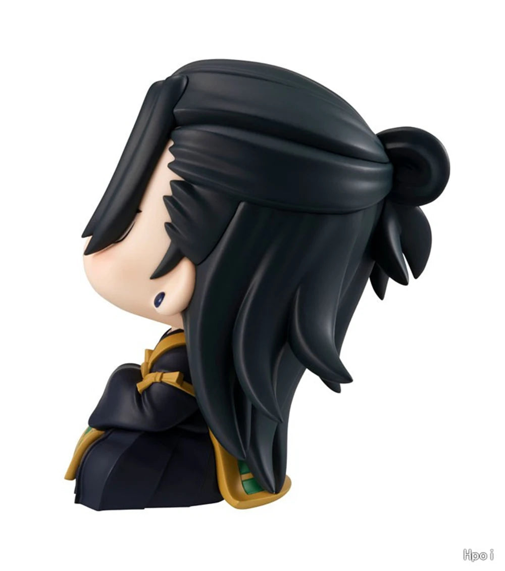 10CM Anime Jujutsu Kaisen Geto Suguru High School Satoru Gojo Look up Sitting Cute Q Version Model Toy Gift Action Figure