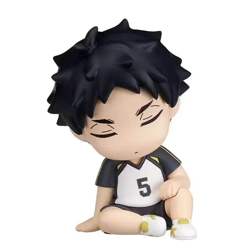 Genuine Action Figure 2 Haikyuu Sleep Style Iwaizumi Hajime Akaashi Keiji Oikawa Tooru Kotaro Bokuto Gacha Toy