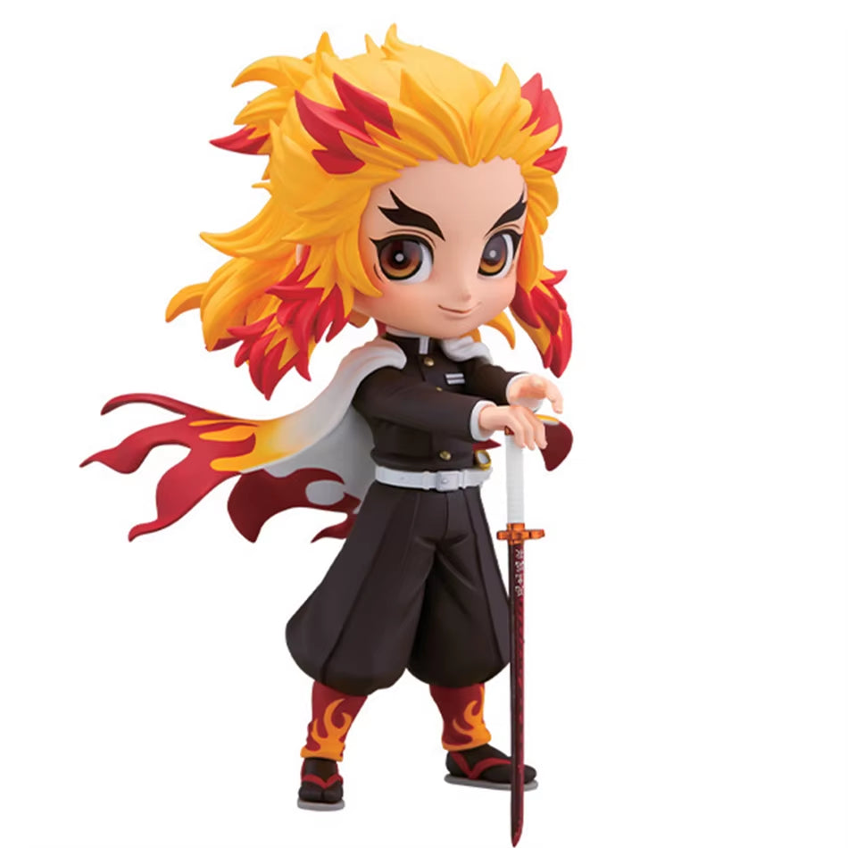 15Cm Anime Demon Slayer Kimetsu No Yaiba Figure Kamado Tanjirou Action Figure Agatsuma Zenitsu Nezuko Warrior PVC Model Toys
