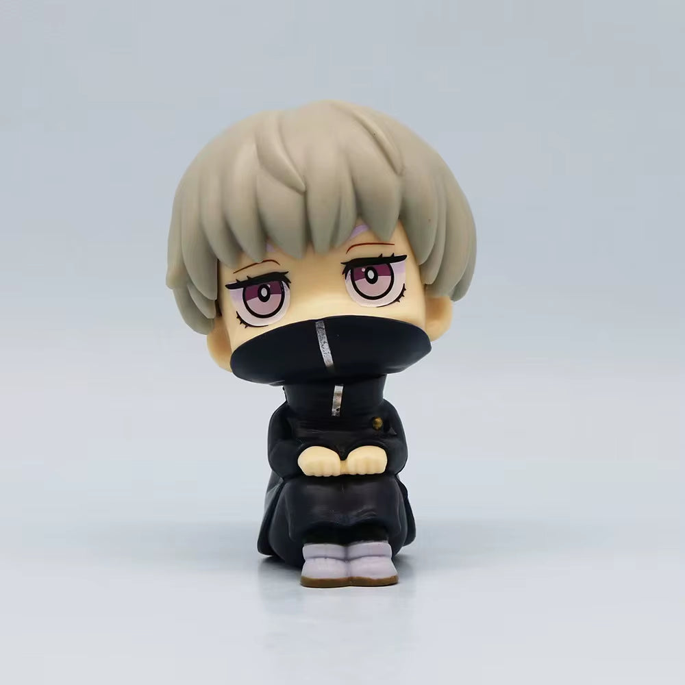 Jujutsu Kaisen Anime Figure Kawaii Geto Suguru PVC Model Fushiguro Figurine Cute Inumaki Gojo Satoru Okkotsu Yuta Brithday Gift