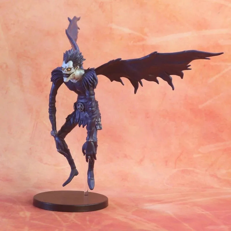 24CM Anime Figure DEATH NOTE Ryuk Yagami Light Misamisa PVC Standing Model Pose Children Collection Gift Ornaments Sculpture