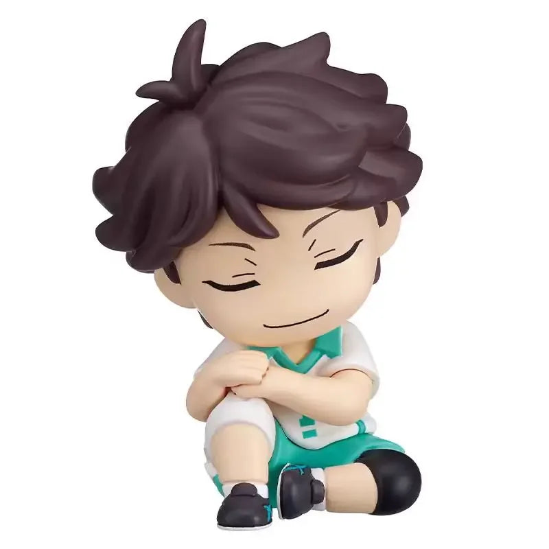 Genuine Action Figure 2 Haikyuu Sleep Style Iwaizumi Hajime Akaashi Keiji Oikawa Tooru Kotaro Bokuto Gacha Toy