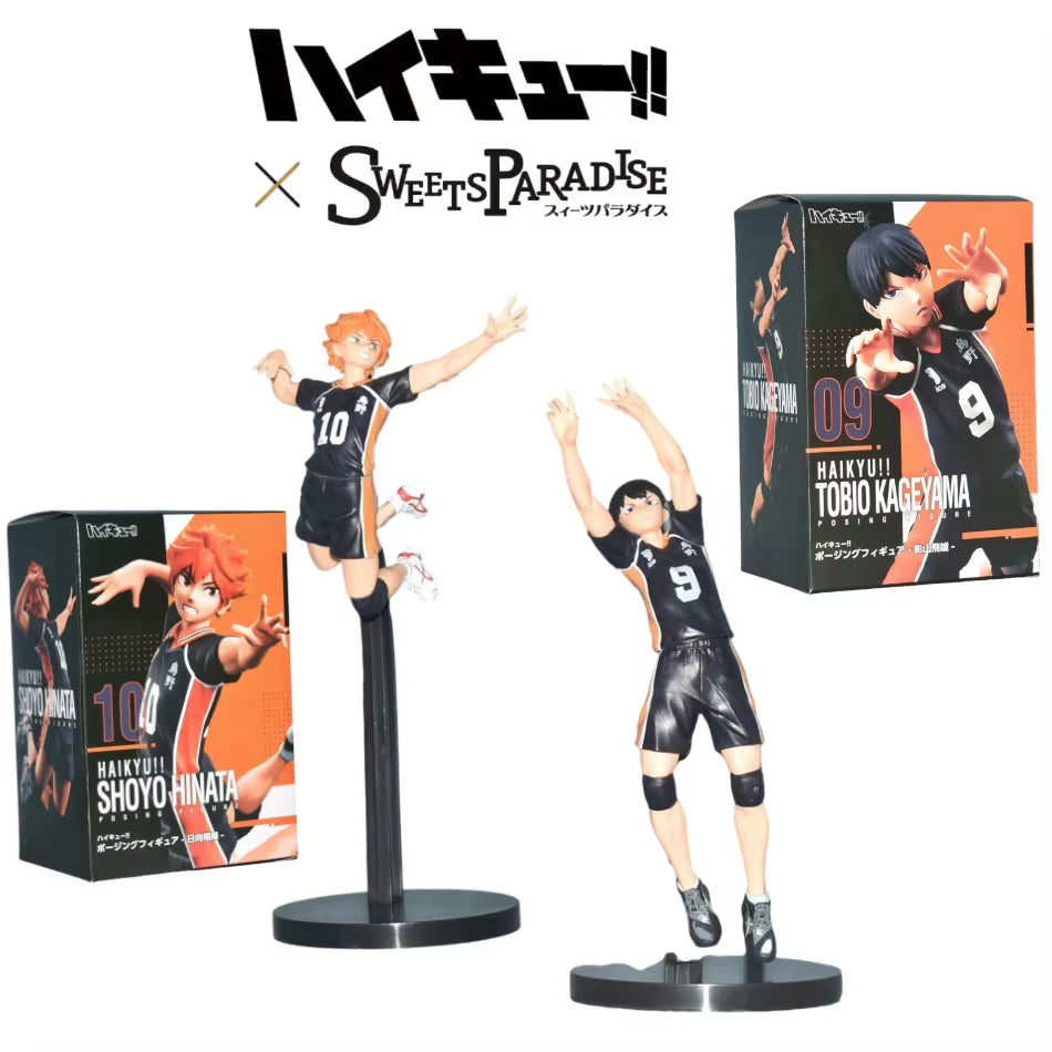Volleyball Anime Tobio Kageyama Shoyo Hinata Kuroo Tetsurou Kozume Kenma Oikawa Tooru Figure Action Figurine Model Birthday Gift