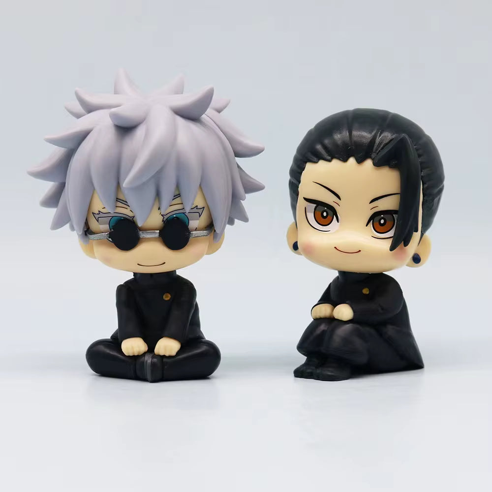 Jujutsu Kaisen Anime Figure Kawaii Geto Suguru PVC Model Fushiguro Figurine Cute Inumaki Gojo Satoru Okkotsu Yuta Brithday Gift