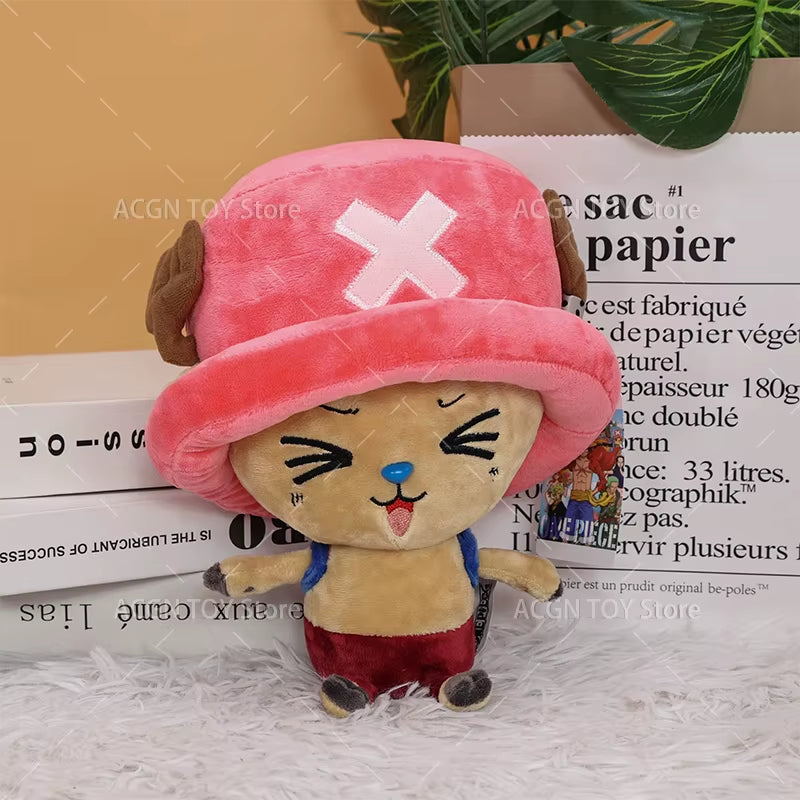 4 Styles Original One Piece Plush Tony Tony Chopper Cute Face Stuffed Anime Doll Toy Cartoon Best Gift 24CM