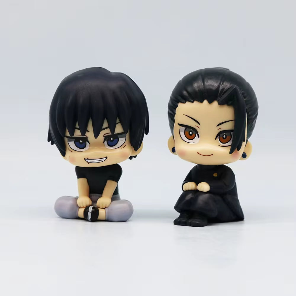 Jujutsu Kaisen Anime Figure Kawaii Geto Suguru PVC Model Fushiguro Figurine Cute Inumaki Gojo Satoru Okkotsu Yuta Brithday Gift