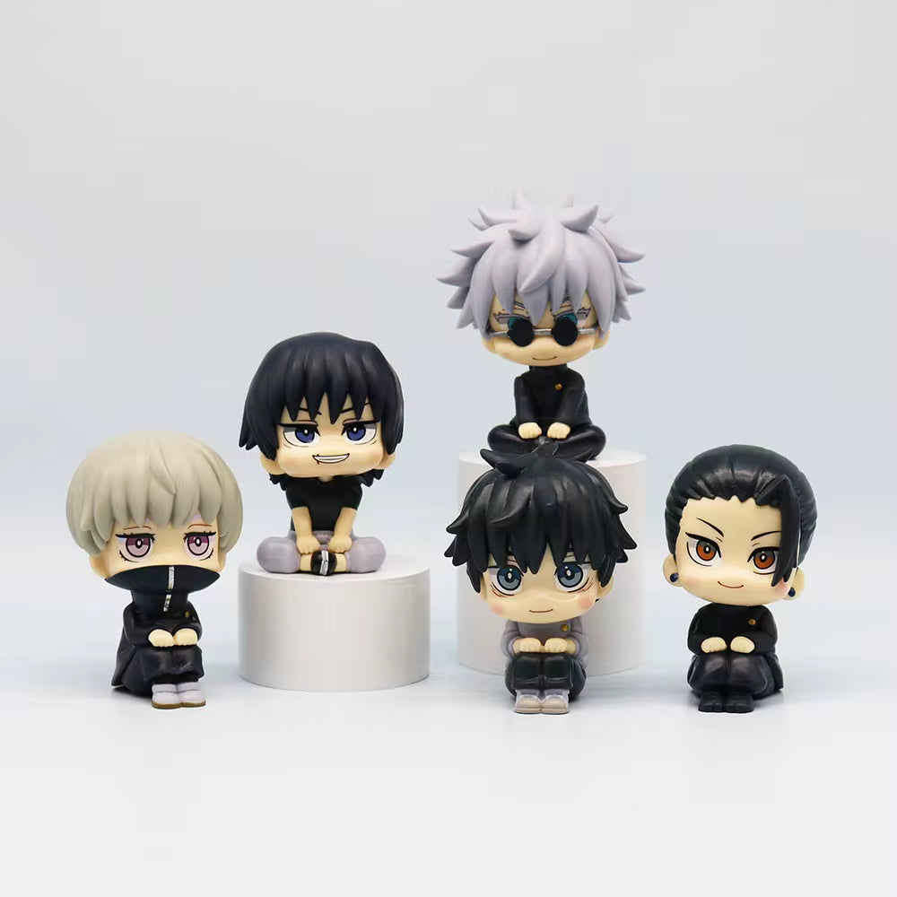 Jujutsu Kaisen Anime Figure Kawaii Geto Suguru PVC Model Fushiguro Figurine Cute Inumaki Gojo Satoru Okkotsu Yuta Brithday Gift