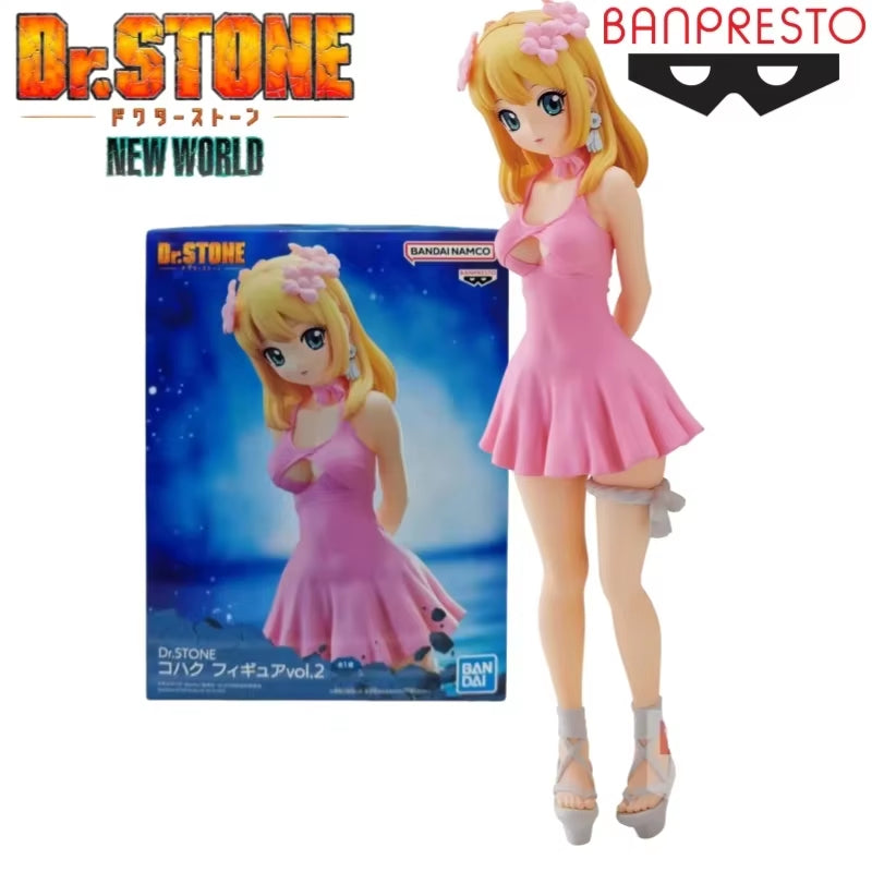 In Stock Banpresto BANPRESTO Dr.Stone Amber Suika Anime Figure Collectible Model Ornaments Anime Model Toys Original Box