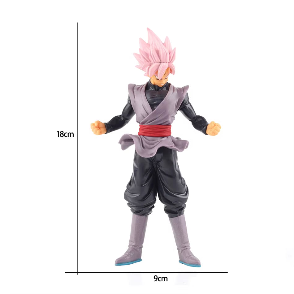 17-18CM Anime Dragon Ball Z Super Saiyan Son Goku Broly Vegeta Anime Action Figure Model Gifts Collectible Figurines for Kids