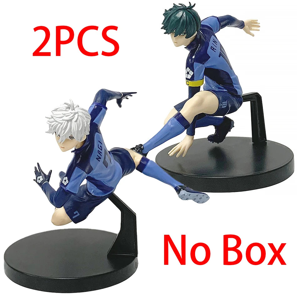10Cm Q Version Blue Lock Anime Figure Sagi Yoichi Chigiri Hyoma Nagi Seishiro Figures Collection Model Figurine Doll Toy