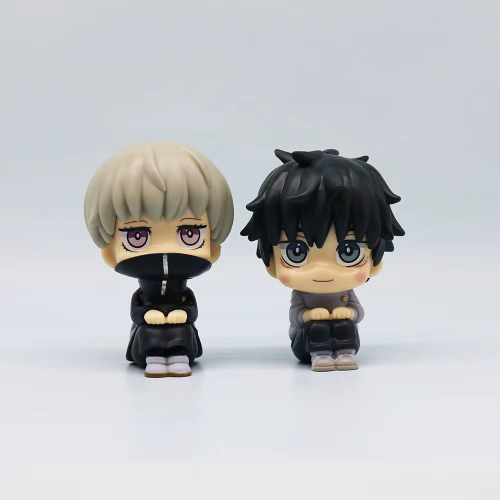 Jujutsu Kaisen Anime Figure Kawaii Geto Suguru PVC Model Fushiguro Figurine Cute Inumaki Gojo Satoru Okkotsu Yuta Brithday Gift