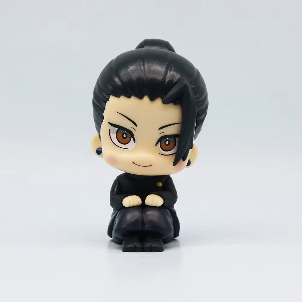 Jujutsu Kaisen Anime Figure Kawaii Geto Suguru PVC Model Fushiguro Figurine Cute Inumaki Gojo Satoru Okkotsu Yuta Brithday Gift