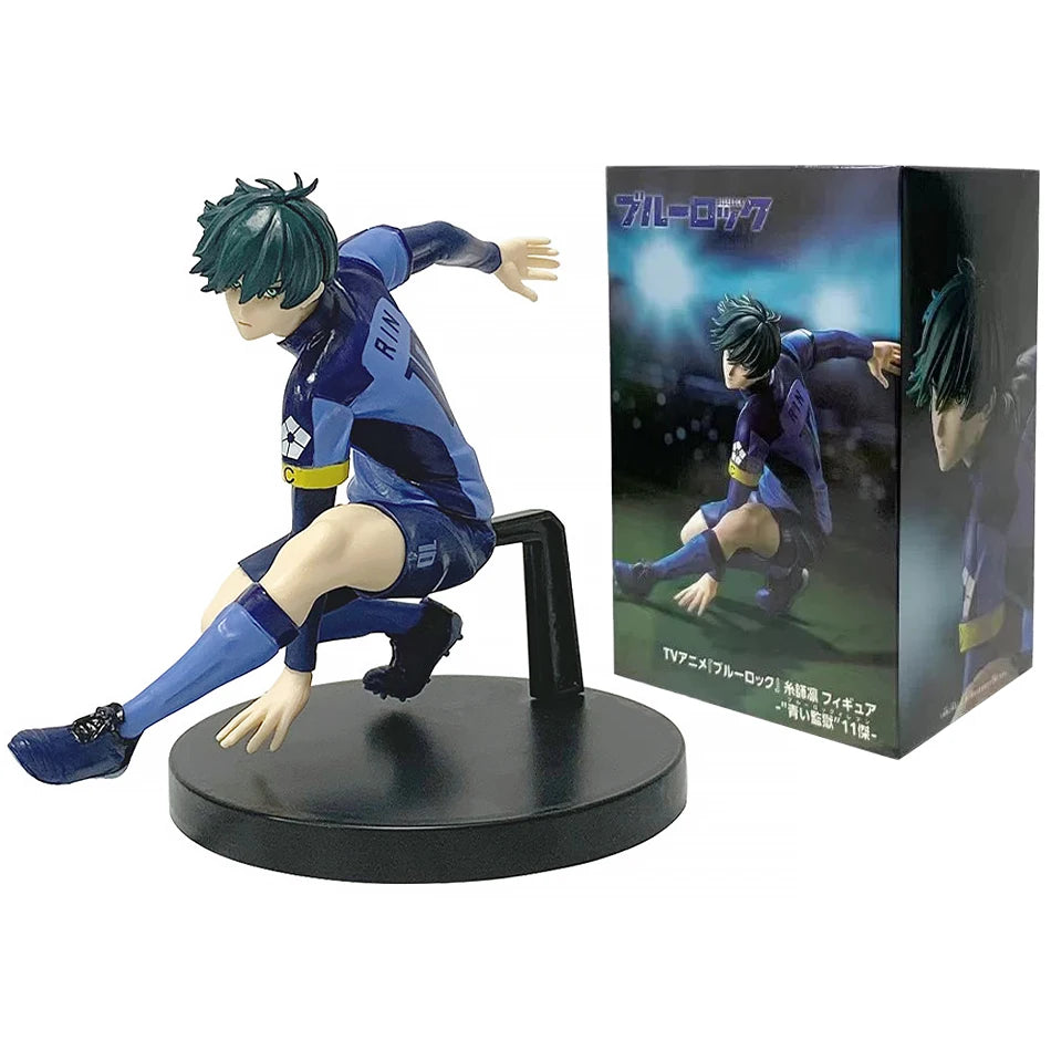 10Cm Q Version Blue Lock Anime Figure Sagi Yoichi Chigiri Hyoma Nagi Seishiro Figures Collection Model Figurine Doll Toy