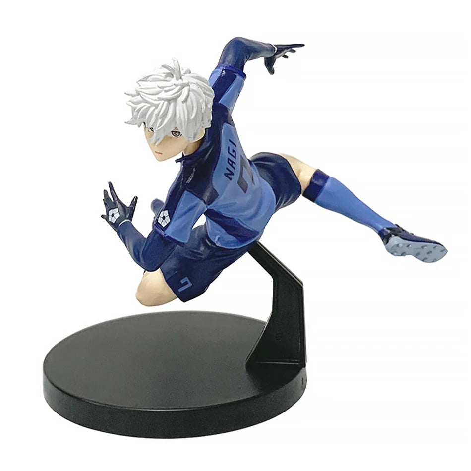 10Cm Q Version Blue Lock Anime Figure Sagi Yoichi Chigiri Hyoma Nagi Seishiro Figures Collection Model Figurine Doll Toy