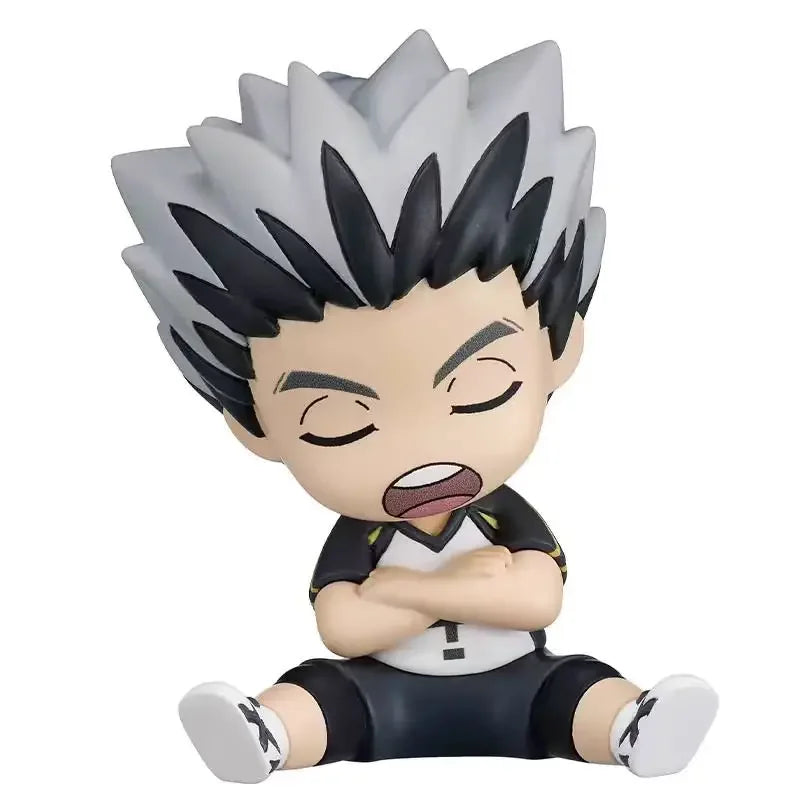 Genuine Action Figure 2 Haikyuu Sleep Style Iwaizumi Hajime Akaashi Keiji Oikawa Tooru Kotaro Bokuto Gacha Toy